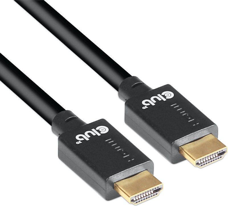 Club3D CAC-1372 Ultra High Speed HDMI 2.1 Cable 2 m – 48 Gbps, 144Hz, eARC, ARC, HDR, Ethernet, Black