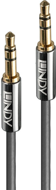 Lindy 35325 – 3.5mm Male to Male Audio Cable, 10m, Anthracite