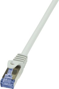 LogiLink CQ3122S Network Cable – CAT6a, 30 m, Grey, S/FTP (SSTP)
