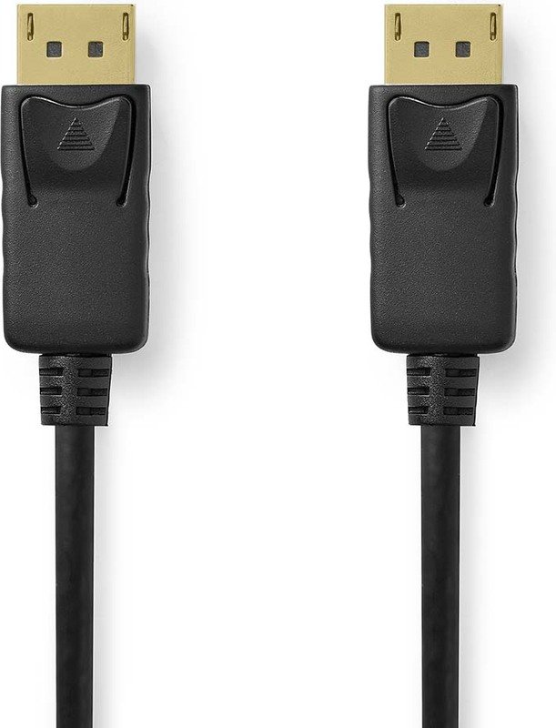Nedis CCGL38010BK30 DisplayPort Cable 3 m – DisplayPort 2.1 Male to Male, 8K@60Hz, Black
