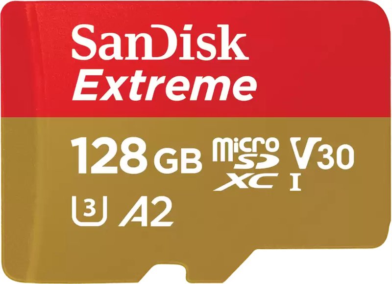 SanDisk Extreme 128GB MicroSDXC Memory Card
