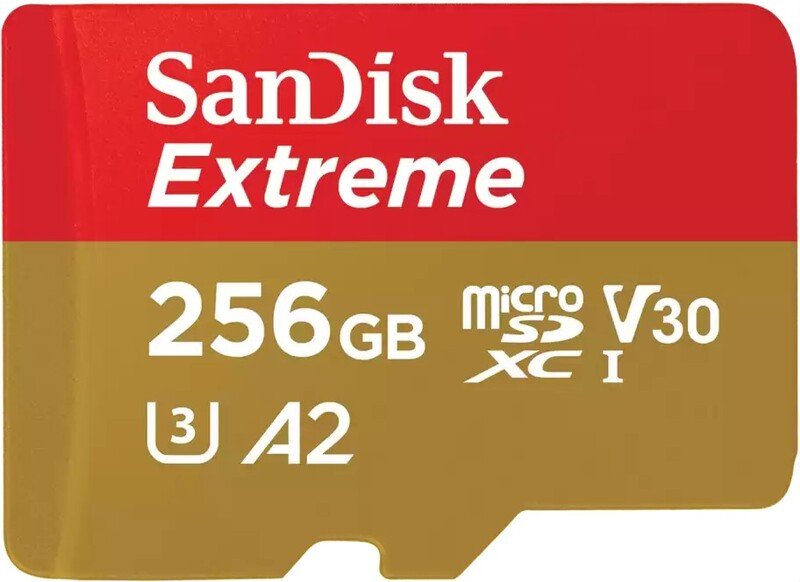 SanDisk Extreme 256GB MicroSDXC Memory Card
