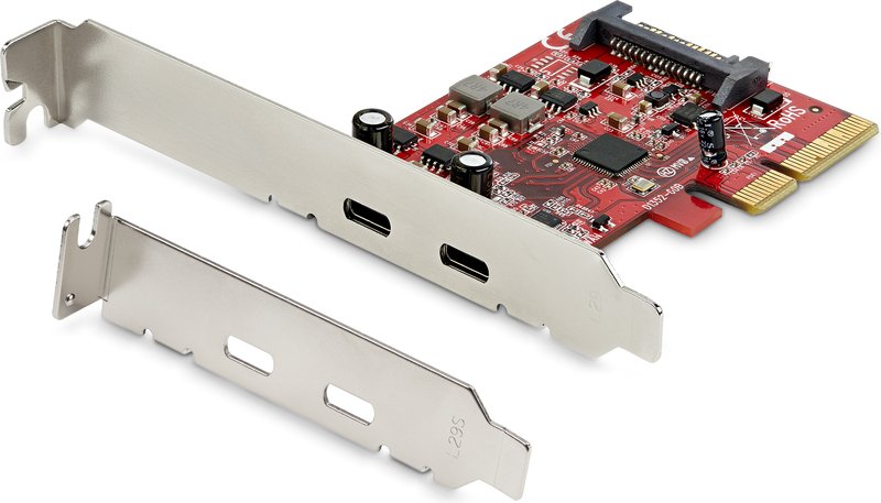 StarTech 2-Port PCIe USB 3.1 Card – USB-C, USB 3.1 Gen 2 (10 Gbps)