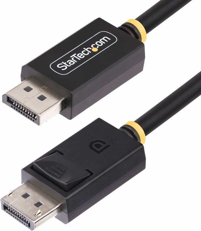 StarTech DP21-3M-DP40-CABLE DisplayPort 2.1 Cable 3 m – DP40, 8K@240Hz, Black