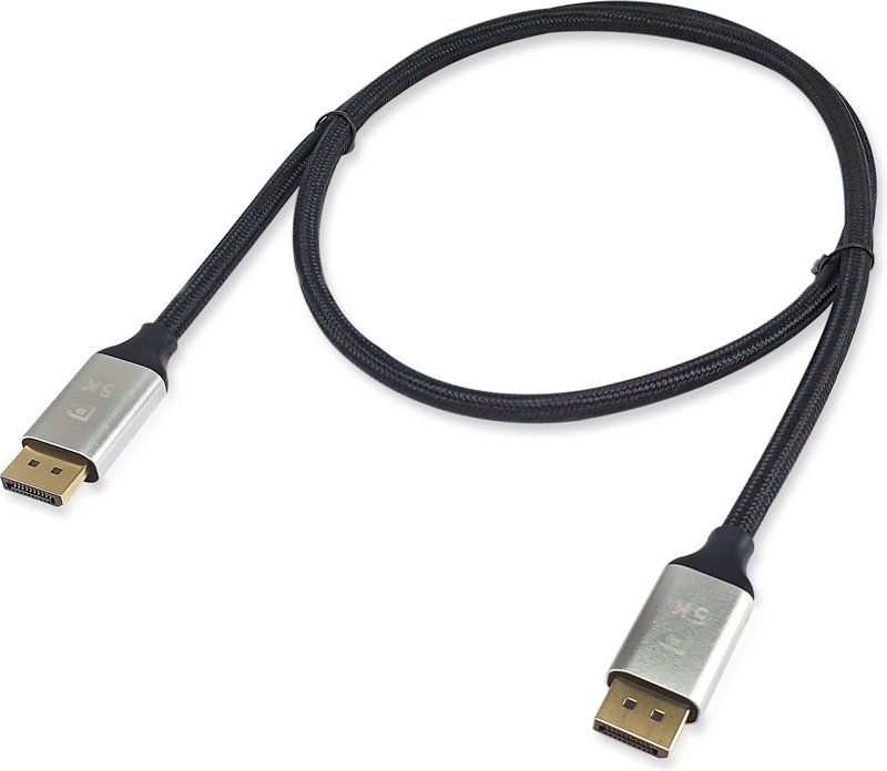 Equip 119265 DisplayPort to DisplayPort Cable 5 m – DP 1.4, Gray/Black, 8K Ready