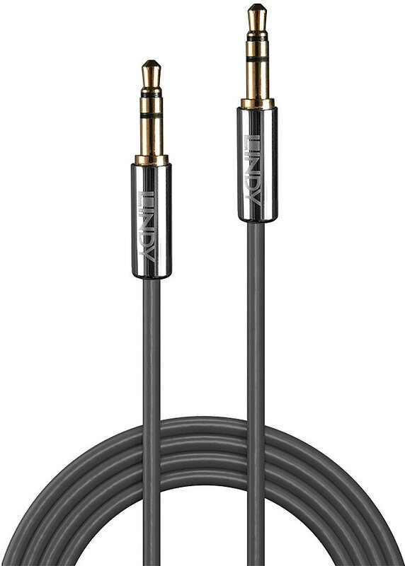 Lindy 35325 – 3.5mm Male to Male Audio Cable, 10m, Anthracite