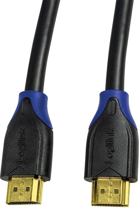 LogiLink CH0065 HDMI Cable 7.5 m – HDMI Type A, 18 Gbps, HDR, ARC, Ethernet, Black