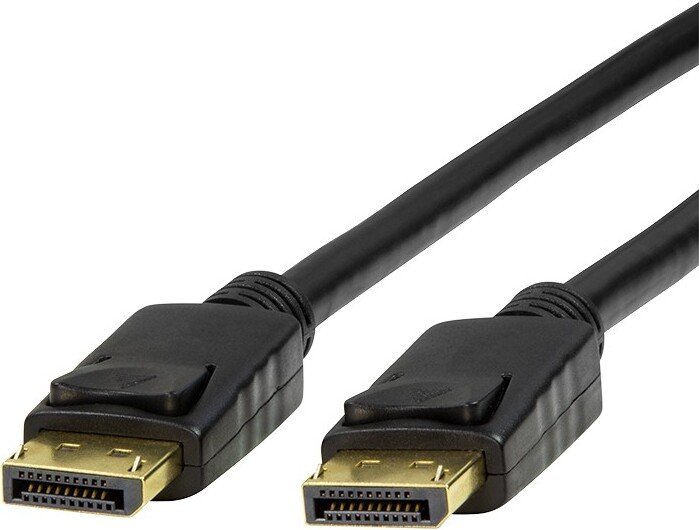 LogiLink CV0121 DisplayPort to DisplayPort Cable 3 m – DP 1.4, Black, 4K Ready
