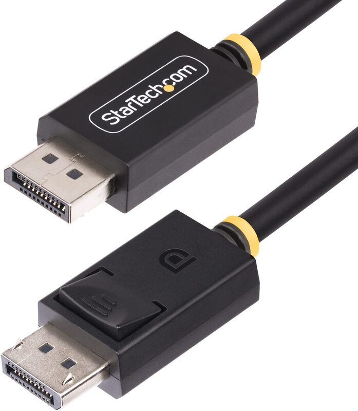StarTech DP21-3M-DP40-CABLE DisplayPort 2.1 Cable 3 m – DP40, 8K@240Hz, Black