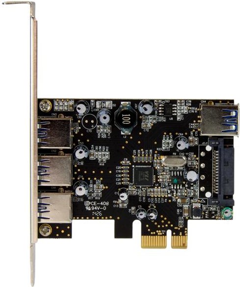 StarTech  4-Port PCI Express USB 3.0 Card – USB 3.2 Gen1 Type-A