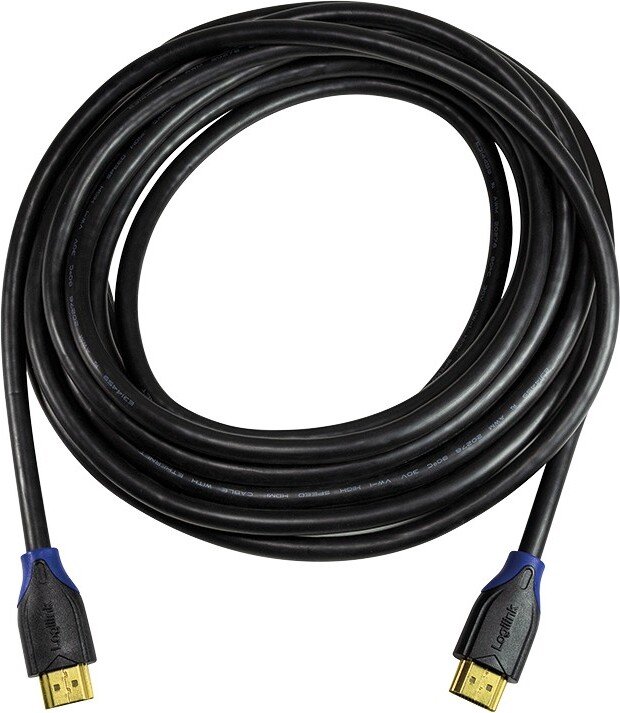 LogiLink CH0065 HDMI Cable 7.5 m – HDMI Type A, 18 Gbps, HDR, ARC, Ethernet, Black