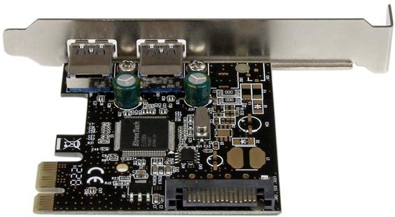 StarTech 2-Port USB 3.0 PCI Express Controller Card with SATA Power